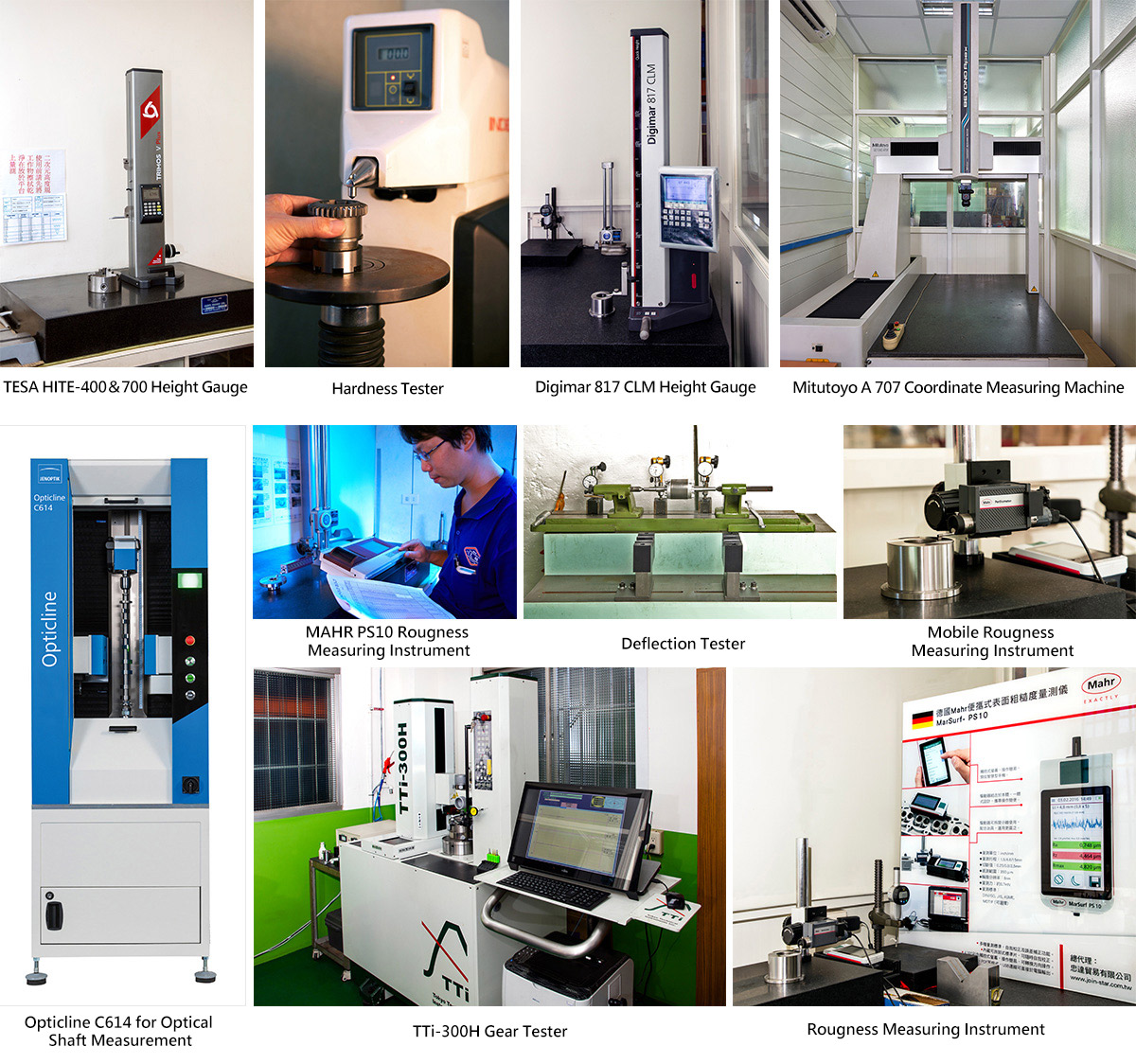 Inspection Equipment for Gear/Shaft Machining Processing